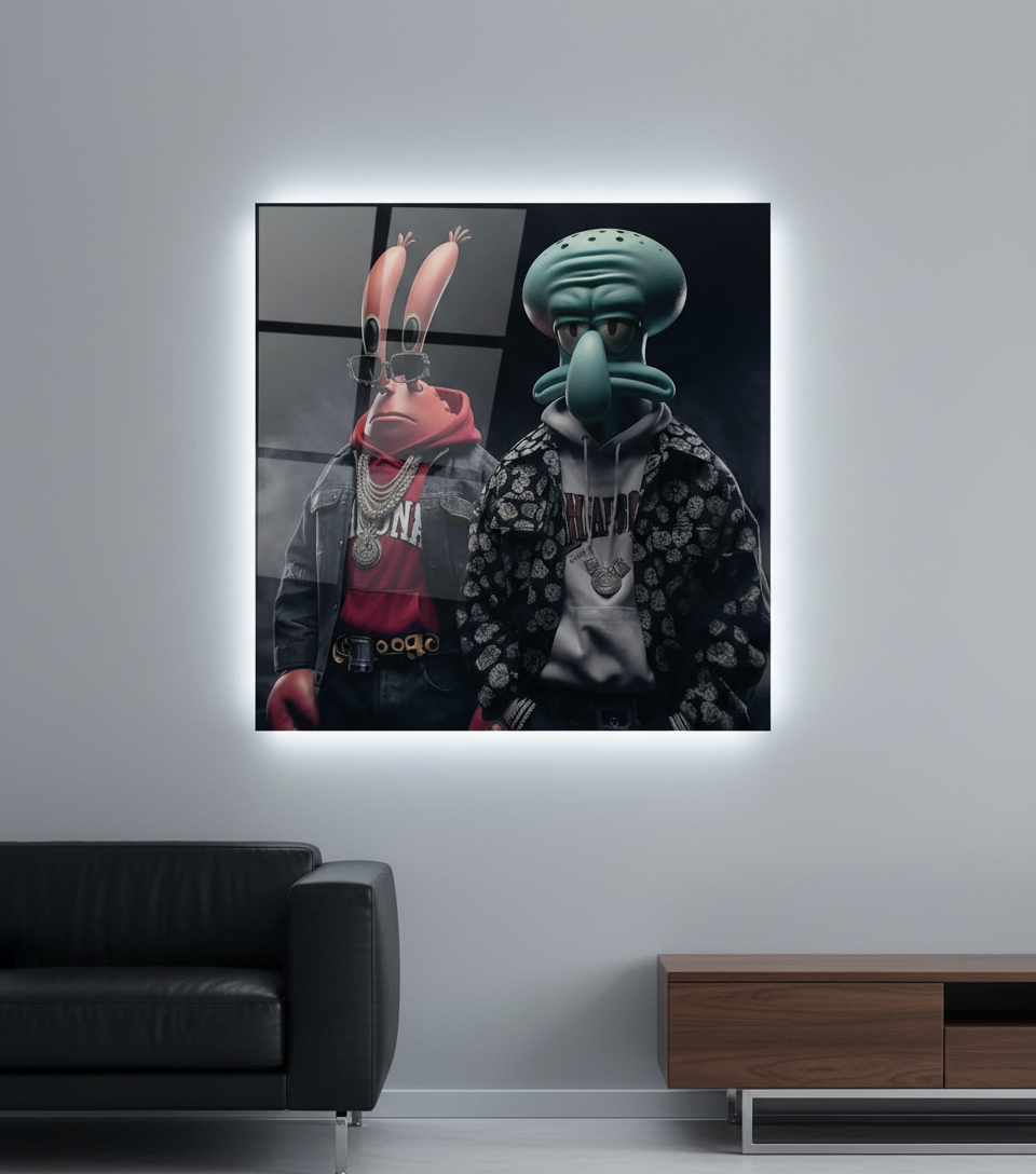 Mr. Krabs i Squidward